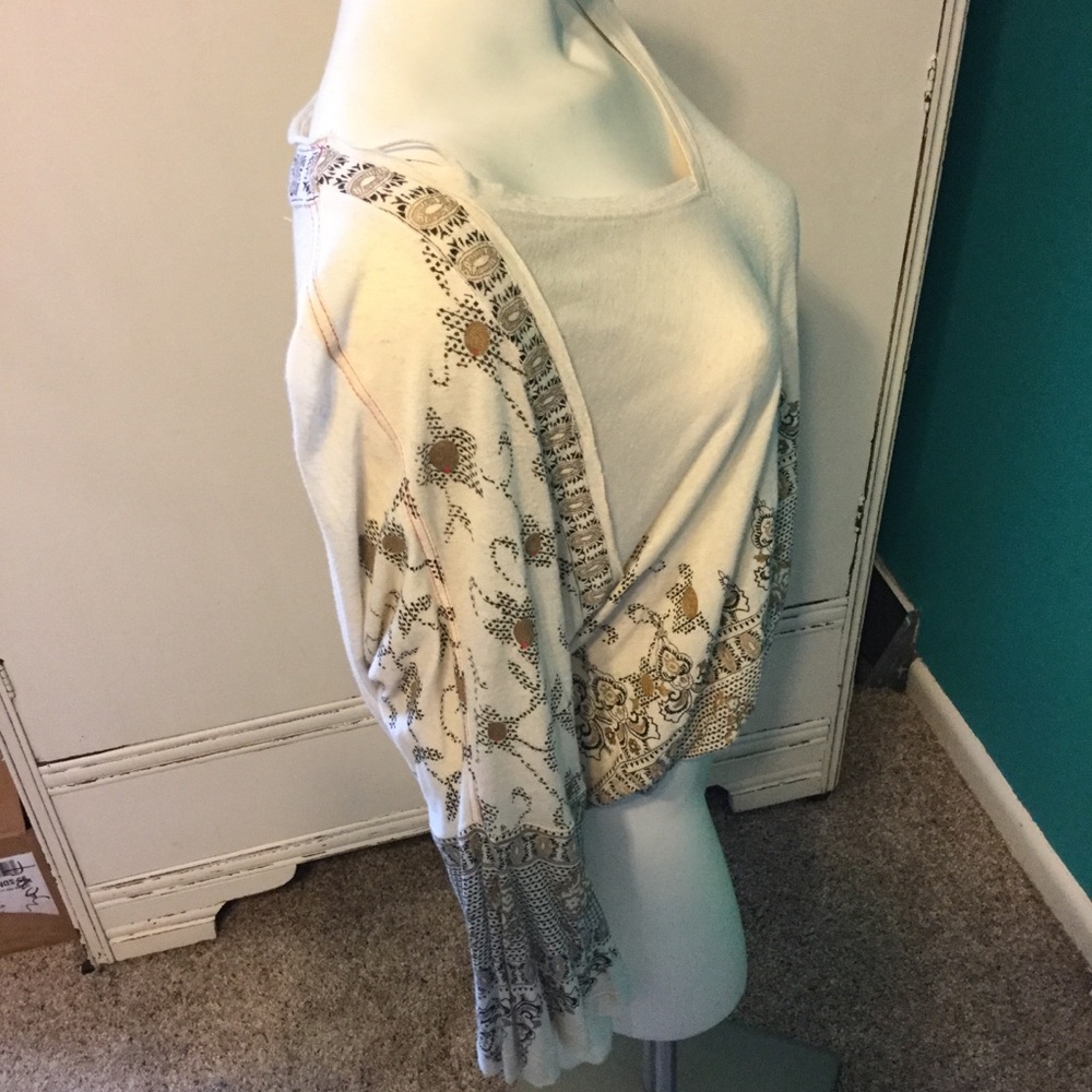 NWT Free People Medallion Print Top - Picture 4 of 6